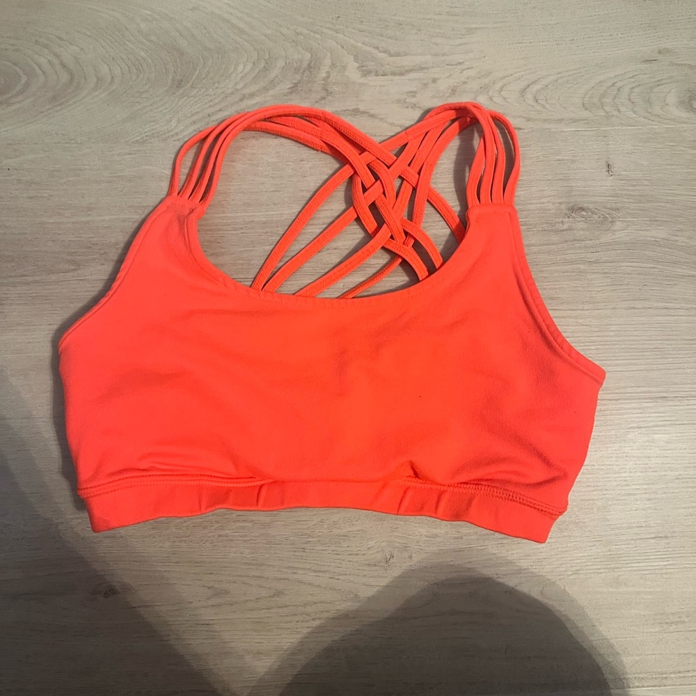 Calvin Klein Vibrant Orange Sports Bra